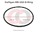 Captain O-Ring - Culligan Compatible OR-100 O-Ring Replacement for Big Blue Filter Housing Buna-N ORing (3 Pack) [Also Compatible with Simpure DB10P/DB20P, PurePlus FHN10BB]
