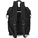 Lily & Drew Casual Travel Daypack School Backpack for Men Women and 13 Inch Laptop Computer, with Wide Doctor Style Top Opening (V4 Black Medium)