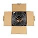 NavePoint CAT5e (CCA), 1000ft, Black, Solid Bulk Ethernet Cable, 24AWG 4 Pair, Unshielded Twisted Pair (UTP)
