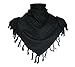 G.S YOZOH Premium Military Shemagh Tactical Desert Keffiyeh 100% Cotton Head Neck Scarf Wrap (Black)