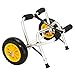 Bonnlo Boat Kayak Canoe Cart Carrier Dolly Trailer Tote Trolley Transport Inflation Free Solid Tires Wheel