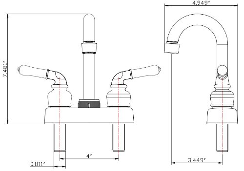 4 Dura+Faucet+DF+PB150C+SN+Classical+Bar
