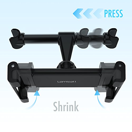 image for Car Tablet Headrest Mount, Lamicall iPad Holder : [UPDATE VERSION] Bac