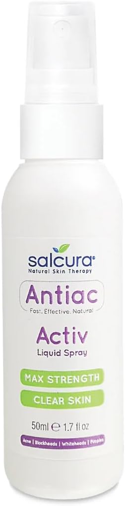 Salcura Antiac Activ Liquid Spray 100ml Oily Congested Acne Prone Skin