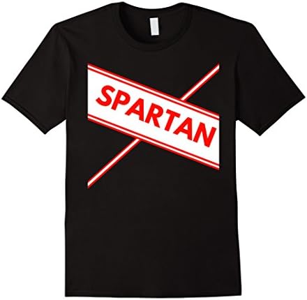 Mens Spartan Cheerleader Black T-shirt Costume XL Black
