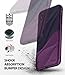 Ringke Wave Compatible with iPhone Xs Max Case, Dual Layer Heavy Duty 3D Textured Cover - Metallic Purple