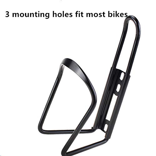 Cutiful Bike Bottle Holder Bicycle Water Bottle Cup Cages Lightweight Adjustable Bottle Holder 2 Pack Black