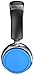 Sentey Headphones with Microphone Inline Control for Travel Running Sports Headset Gaming Hifi Audio for Kids Men Woman Strong Bass Earcup Rotation Ls-4231 Blue Phaint Transport Carrying Case Included