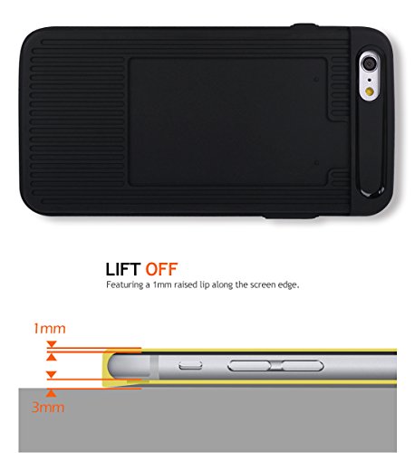 iPhone6 Plus / iPhone6S Plus (5.5" screen) Wallet Case [Card Slot] [Heavy Duty] Slim Fit Hybrid Tough Shield Rubber Back Bumper Slide Cover For Apple iPhone 6 6S Plus + (Mint) - Thumbnail 3