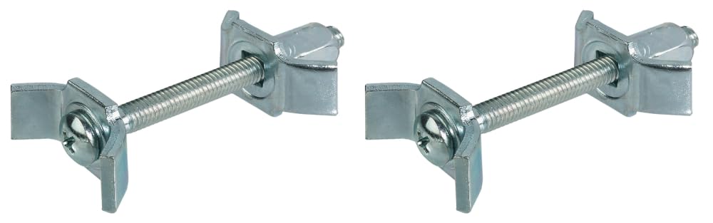 Galvanised Steel Kitchen Worktop Connector Bolt Clamp - 2 x 150mm