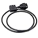 RioRand OBD-II OBD2 16Pin Male to Female Extension Cable Diagnostic Extender 100cm