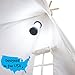 Kids Teepee Tent for Kids, No Toxic Chemicals Added, Carrying Case, White Play Tents Indoor for Boys & Girls Large Enough Tipi for Toddler Dog Baby Boy Adult Children Adults Dogs, Childs Reading Nook