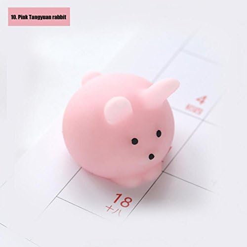 Lovely Pink Tangyuan rabbit Squishy Healing Squeeze Fun Kid Toy Gift Stress
