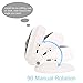 Mini IP Camera, Night Vision 720P HD Home WiFi Wireless Security Surveillance Camera System with Motion Email Alert/Remote Monitoring (White)