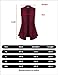 Cestyle Women's Lapel Open Front Sleeveless Vest Cardigans