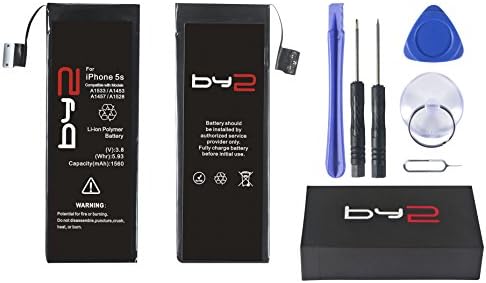 iPhone 5s/5c Battery Replacement Repair Kit for Model iPhone iPhone 5s/5c with 3.8V 1560 mAh Li-ion Battery from By2 18 Month Warranty