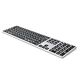 Backlit Bluetooth Keyboard, Jelly Comb Multi Device