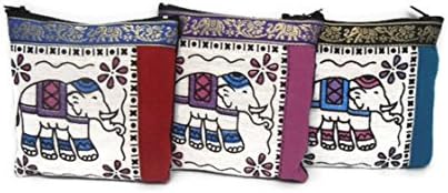 Gift Bundle of 3 NEW HANDY HOBO HIPPIE STYLE FABRIC BAG BEAUTY ELEPHANT PATTERN PURSUE MONEY FROM THAILAND