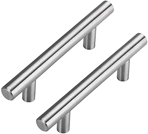 goldenwarm 5Pack Kitchen Cupboard Handles Kitchen Cabinet Handles -LS201BSS160 Kitchen Drawer Handles Stainless Steel Hole Centers 160mm