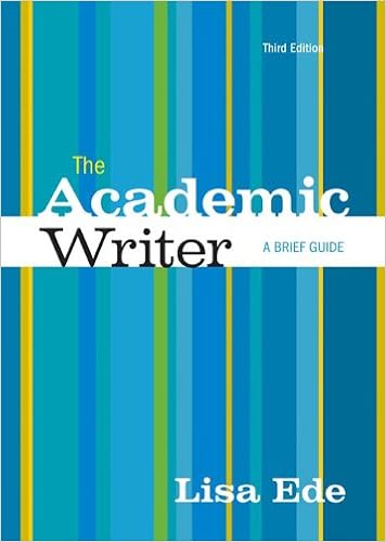  The Academic Writer A Brief Guide 9781457632631 Ede Lisa Books