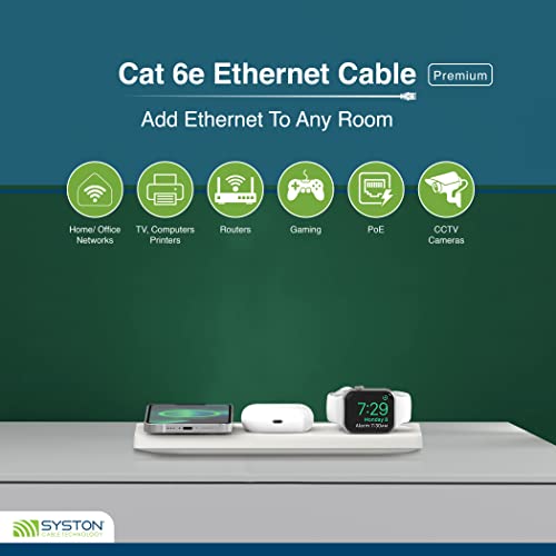 Syston Cable Technology Cat6(e) Cable 23AWG 4 pr Solid Bare