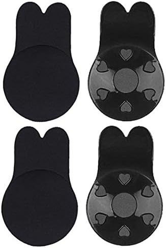 YouGa Silicone Pasties Breast Lift - Womens Cover Bra Invisible Adhesive Bra, Reusable Lifting Bra Cups Breathable Nipple Cover For Girls Ladies