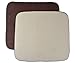 SINLAND Microfiber Dish Drying Mat Super Absorbent Dish Drying Rack Pads Kitchen Counter Mat 16Inch X 18Inch Brown & Cream 2 Pack