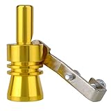 Jocestyle Exhaust Fake Turbo Whistle Pipe Sound Muffler Blow Off Valve Gold Size S
