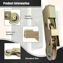 ALIMTEE 2 Pack Sliding Patio Door Rollers