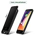 Trswyop Battery Case for iPhone 8 plus/7plus 8500mAh, Protective Rechargeable Charging Case External Battery Pack for iPhone 7plus/8plus Portable Charger Case Backup Battery Bank (5.5 inch) (Black)