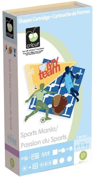 Amazon Com Cricut Shapes Cartridge Sports Mania By The Each