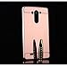 LG G Vista Case, Silverback(TM) Luxury Metal Air Aluminum Bumper Detachable + Mirror Hard Back Case 2 in 1 Cover Ultra-Thin Frame for LG G Vista -RoseGold
