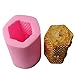Bee and Honeycomb Candle Molds Silicone DIY Candle Making Supplies Moulds Round Hexagonal Pillar Shape with Embossed Bee Pattern