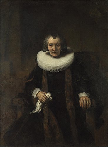 Oil Painting 'Rembrandt Portrait Of Margaretha De Geer Wife Of Jacob Trip ' Printing On Polyster Canvas , 12 X 16 Inch / 30 X 41 Cm ,the Best Home Theater Decoration And Home Decoration And Gifts Is This Best Price Art Decorative Canvas Prints