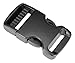 Strapworks Plastic Single Adjustable Side Release Buckles – For Bag Straps, Belts, Rifle Slings, Dog Collars – 1 Inch – 2 Pack
