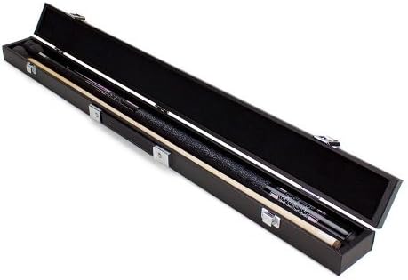 Hardwood Pool Cue (Pink Scroll Flourishes) with Protective Black Case by Felson Billiard Supplies by Felson Billard Supplies