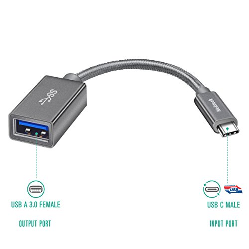 image for Nekteck USB-IF Certified(2-Pack) USB C to USB 3.0 Aluminum Adapter Thu