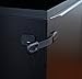 Baby Proofing Child Safety Locks | Best Way To Baby Proof Your Home | Adhesive Safety Latches - For Cabinets, Drawers, Fridge Door - Trash Can, Toilet - 4 Free Extra 3M Adhesives(6 Pack,Black)