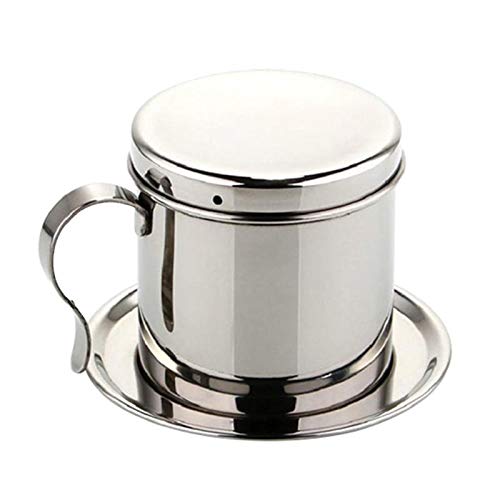 AFCN Stainless Steel Coffee Pot Drip Coffee Machine Filter Type Brewing Teapot Stainless Steel Drip Coffee Maker drinkware