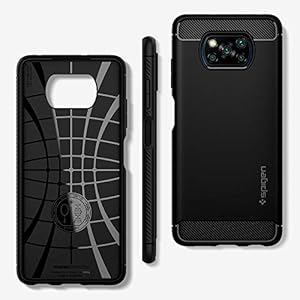 Spigen Cover Rugged Armor Compatibile con Xiaomi Poco X3 NFC - Nero - immagine 7