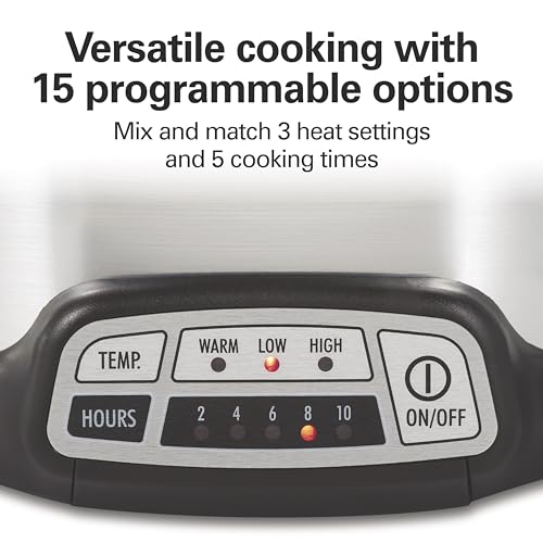 Hamilton Beach Programmable Slow Cooker with Flexible Easy Programming