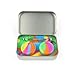 2-5ml Silicone Wax Container and Tools Container Jars Stainless Steel Wax discrete Tin With Extra Carrying Case (Rainbow)