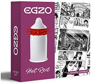 EGZO toy condoms - Hot Red