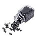 2500PCS Professional Silicone Hole Lined Micro Rings Tubes Links Beads Linkies Hair Extension Beads, 5mm/0.2