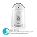 Cool Misting Ultrasonic Humidifier | 1 Gallon Tank, 36 Hour Runtime, Nightlight, Auto Shut-Off, Refill Indicator Light | Clean Tank Technology, BONUS DEMINERALIZATION CARTRIDGE | HoMedics