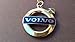 Volvo Blue Logo Three-dimensional Keychain