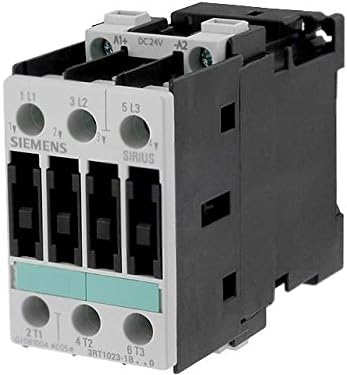 3RT1023-1BB40 Contactor3-pole 24VDC 9A NO x3 DIN on panel Size S0