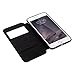 Nouske iPhone 6 Plus/6S Plus 5.5 inch Smart Touch Case S-View Window Flip Cover/Magnetic Closure/Stand/TPU bumper/360 Protection, Black