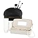 Brouk and Co. Duo Travel Organizer for Cosmetics and Jewelry, Black