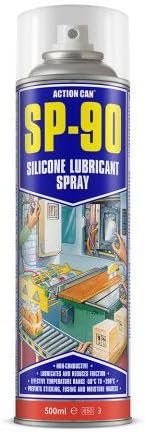 Action Can 1887 Model SP-90 Dry Film Silicone Lubricant, 500 mL Aerosol